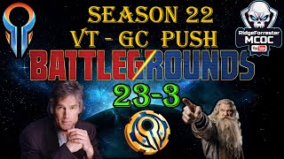 Lets PUSH BattleGrounds  Victory Track  23W  3L   MCOC [upl. by Atteuqal]