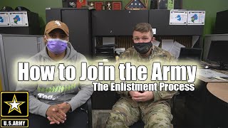 How To Join The Army  The Enlistment Process Recruiter ASVAB MEPS DEPS [upl. by Eiramnna]