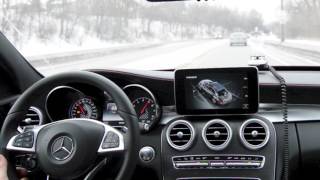 Mercedes C450 AMG Exhaust and Acceleration Sound [upl. by Cynth]