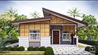 3 BEDROOM BUNGALOW HOUSE DESIGN  AMAKAN NATIVE HOUSE 100 SQM [upl. by Roots364]