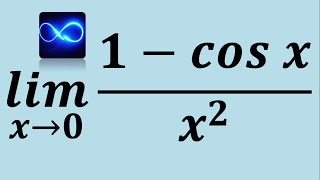 77 Límite trigonométrico 1  cos x entre x2 multiplicando por conjugado  Límite [upl. by Kent331]