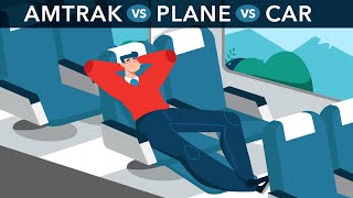 Amtrak Perks Train vs Plane vs Car [upl. by Bui]