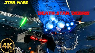 Battlefront 2  Death Star Debris  Starfighter Аssault  Gameplay PC 4K No Commentary [upl. by Welford]