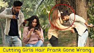 Cutting Cute Girls Hair Prank ThatWasCrazy [upl. by Aseeram355]