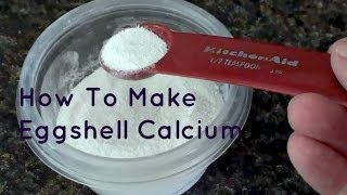 How To Make Eggshell Calcium [upl. by Etty]