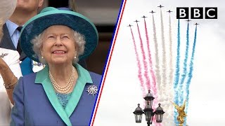 Watch the entire spectacular 100aircraft flypast as RAF celebrates 100 years  BBC [upl. by Mildrid332]