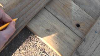 How to build a raised bed garden from pallets [upl. by Readus]