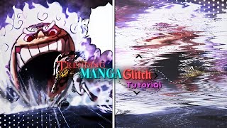 Manga Glitch Effect  Tutorial preset [upl. by Heigho]