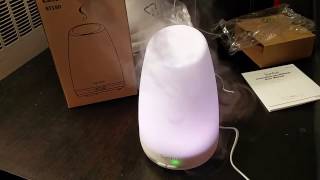 Syntus 150ml Essential Oil Diffuser Portable Ultrasonic Aromatherapy Diffusers [upl. by Nahtam]