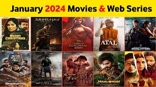 Upcoming Movies And Web Series January 2024  January Movie Releases 2024 [upl. by Vareck]