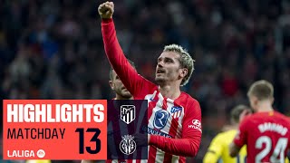 Resumen de Atlético de Madrid vs Villarreal CF 31 [upl. by Yrbua975]