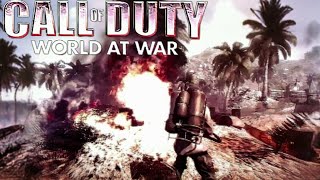 CALL OF DUTY WORLD AT WAR 7 White Beach peleliu 1944 limpiando trincheras 💥 [upl. by Asetal39]