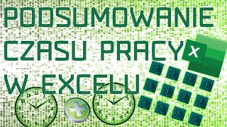 Ewidencja czasu pracy w Excelu [upl. by Eellehs]