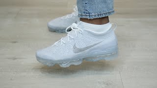 BEST Nike Air VaporMax 2023 Flyknit Pure Platinum DV1678002 Review amp On Feet [upl. by Aldos165]