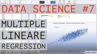 Multiple Lineare Regression  Berechnung  Data Science mit Excel 7 [upl. by Oninrutas]