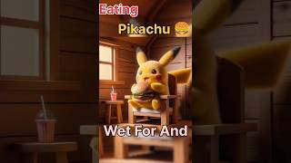 Pikachu bhalu kha gae😹॥ Eating Pikachu Burger🍔। shorts ai trending pikachu ytshorts shortsfeed [upl. by Hadeehuat682]