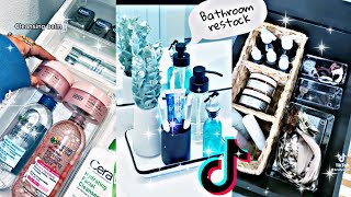 Satisfying Bathroom Restock and Organizing  TikTok compilation 49 [upl. by Naol]