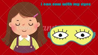 ACTION SONG  FIVE SENSES  HUMAN SENSES  KIDS POEM  RHYMES FOR KIDS  ENGLISH POEM [upl. by Feerahs660]