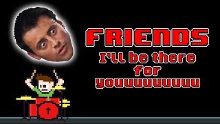 Friends Opening  Ill Be There For You Drum Cover  The8BitDrummer [upl. by Edouard]