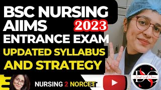 AIIMS Bsc Nursing Entrance exam  Strategy Syllabus bscnursing aiimsdelhiaiimsnursing [upl. by Ylra]