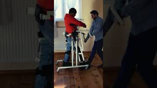 Tetraplegia ćwiczenia chodu w urządzeniu WalkStander Sport [upl. by Farmelo]