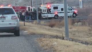 The Wannabe News Station Live in Richfield Utah  Car and a side by side crash [upl. by Moffit]