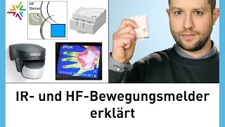 Wie funktionieren Bewegungsmelder HF und IR Bewegungssensor Technik erklärt STEINEL  TRIDONIC [upl. by Nalloh]