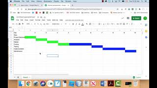 How to make a Gantt Chart in Google Sheets  The Easy Way [upl. by Eirb]