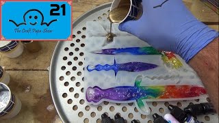 Lets Resin Knifes Swords and Guns Craft Papa 021 [upl. by Irb]