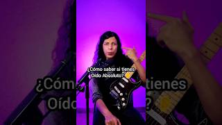 ¿Cómo saber si tienes oído absoluto👂 guitarraelectrica musica clasesdeguitarra [upl. by Corwin48]