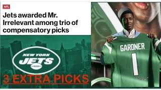 BREAKING Jets get 3 compensatory PICKS [upl. by Cedell]