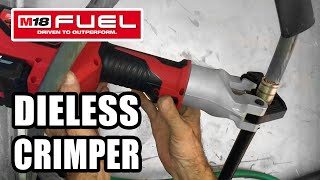 Milwaukee 750 MCM Dieless Crimper Review  Jobsite Tested [upl. by Cchaddie172]