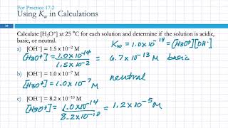 175 Autoionization of Water amp pH [upl. by Ehtiaf41]