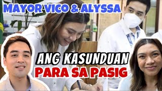 MAYOR VICO SOTTO amp ALYSSA VALDEZ para sa Pasig  ANG KASUNDUAN Reuploaded [upl. by Ybocaj]