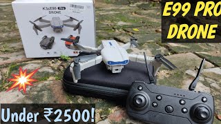 K2D2 Camera Drone Unboxing E99DualBattery  E99 Pro Drone drone toys rc [upl. by Rourke540]