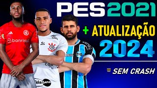 PES 2021  PATCH 2024  como baixar pes 2021 dowload pc [upl. by Nerek647]