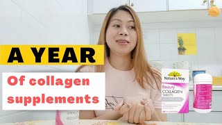 One year of taking a collagen supplements  Natures Way Beauty Collagen Tablet  Betty KM [upl. by Dahlia]