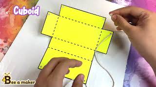 3D shapes pull up netsSTEM activity Math activity [upl. by Edas]