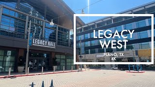 Walking through Legacy West Plano TX  4K DFW Walking Tour [upl. by Oidivo]