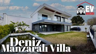 Her Odadadan Deniz Manzaralı ve Bahçeli Villa  Kuşadası Satılık Villa 211 [upl. by Baniez]