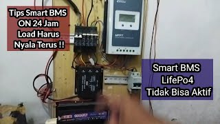 Case Baru Smart LifePo4  BMS OFF Harus di Jumper Lagi Karena Gak Ada Arus dari Beban Via OutPut SCC [upl. by Veradis]