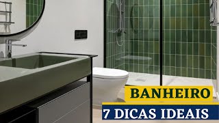 95 MODELOS de BANHEIROS PEQUENOS e MÉDIOS  DICAS e IDEIAS [upl. by Einaled]