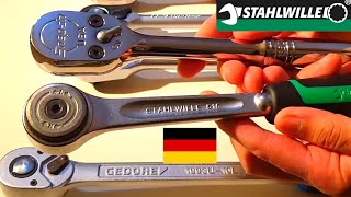 Stahlwille Rounded Head Ratchet Ft Snapon Hazet Gedore and Bahco [upl. by Ferwerda848]