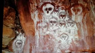 Neolithic Petroglyphs of Wandjina Australia [upl. by Enilra]