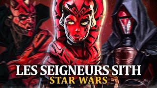 LES MEILLEURS SEIGNEURS SITH DE STAR WARS Legends [upl. by Shultz741]