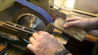 Knife Making Tutorial How to Hollow Grind a Knife [upl. by Trainer51]