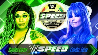 WWE2k24 WWE Speed Womens Championship Tournament Round 1 Match 7 Kayden Carter vs Candice Lerae [upl. by Sherfield152]