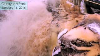 Ouray Ice Park Burst Water Pipe [upl. by Aremus786]