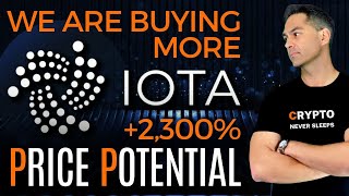 BUYING MORE IOTA Coins With 2300 Potential  IOTA CRYPTO NEWS amp IOTA Price Prediction 2024  2025 [upl. by Meridith]