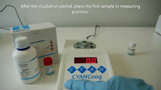 The determination of fibrinogen levels in human plasma with the CYANCoag 1Ch [upl. by Socram674]